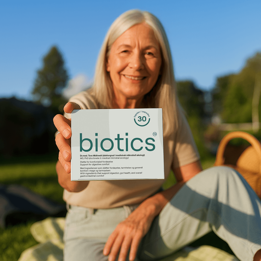 Frau mit Biotics